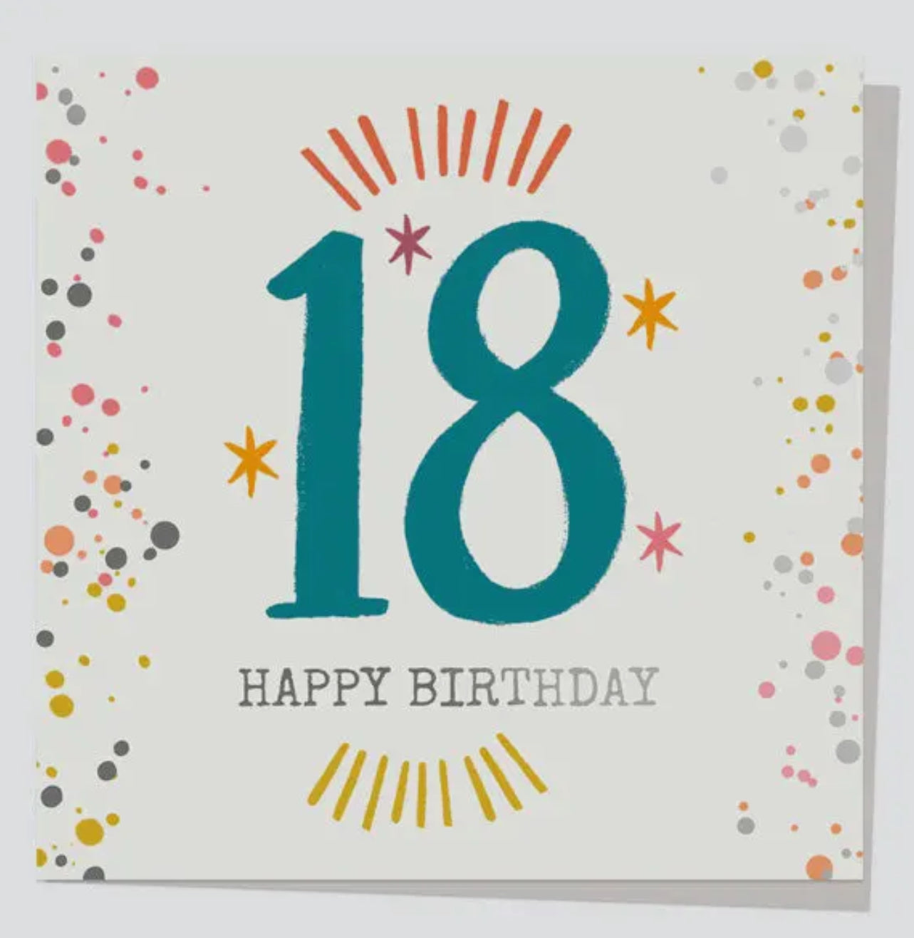 Luxury Foil 18th Birthday Card