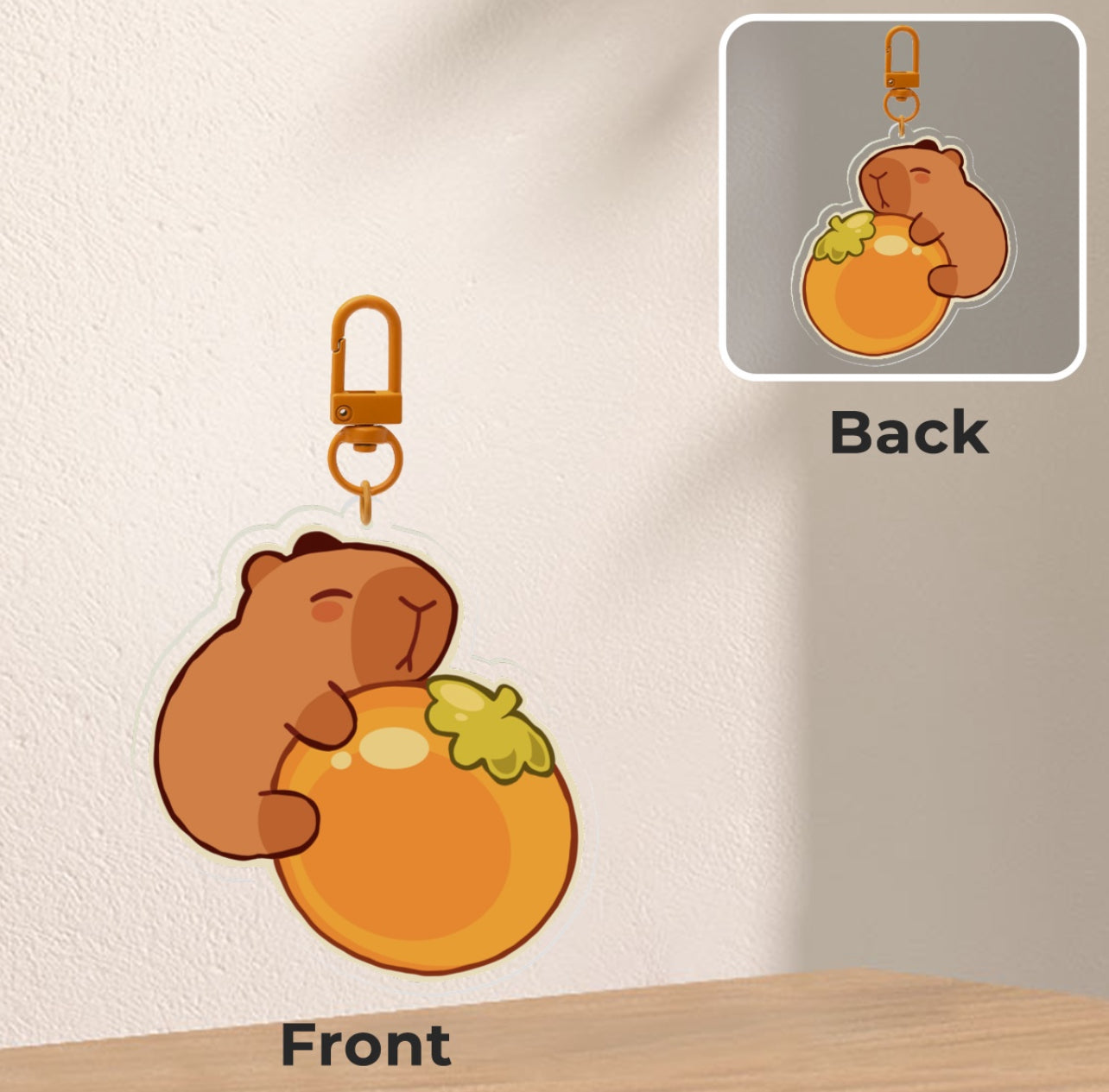 Capybara Bag Charm - Happybara’s own design!