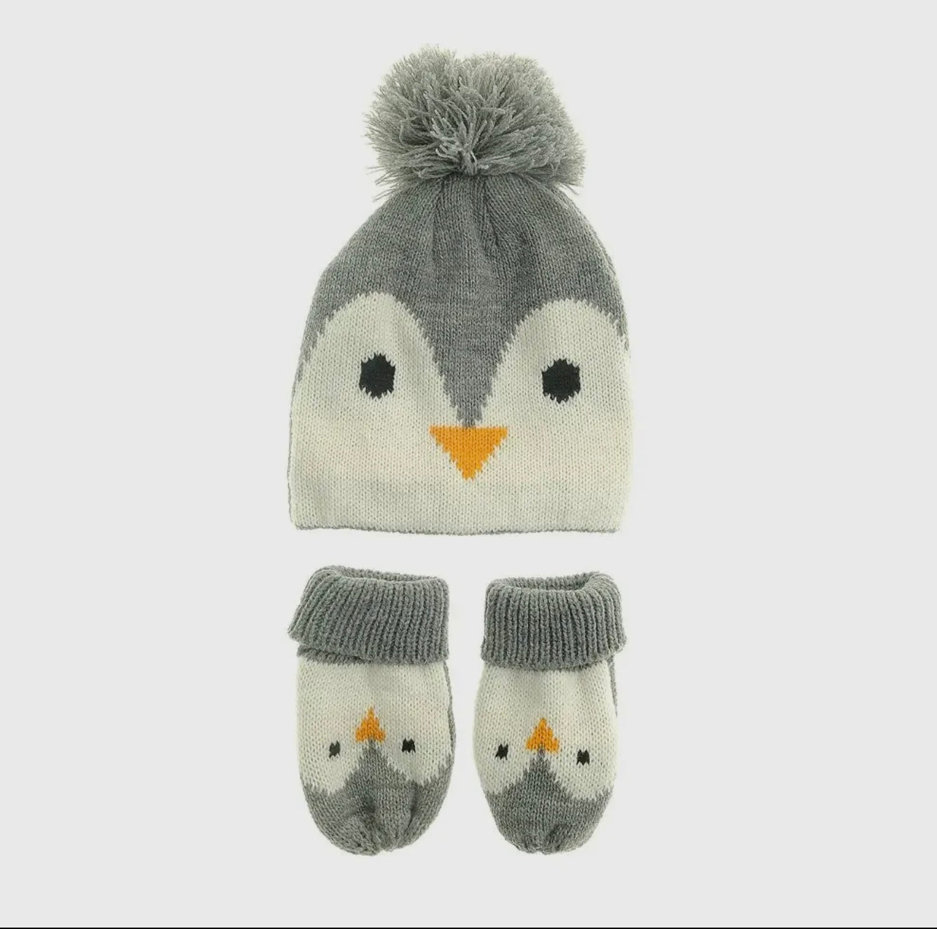 Penguin hat and mittens