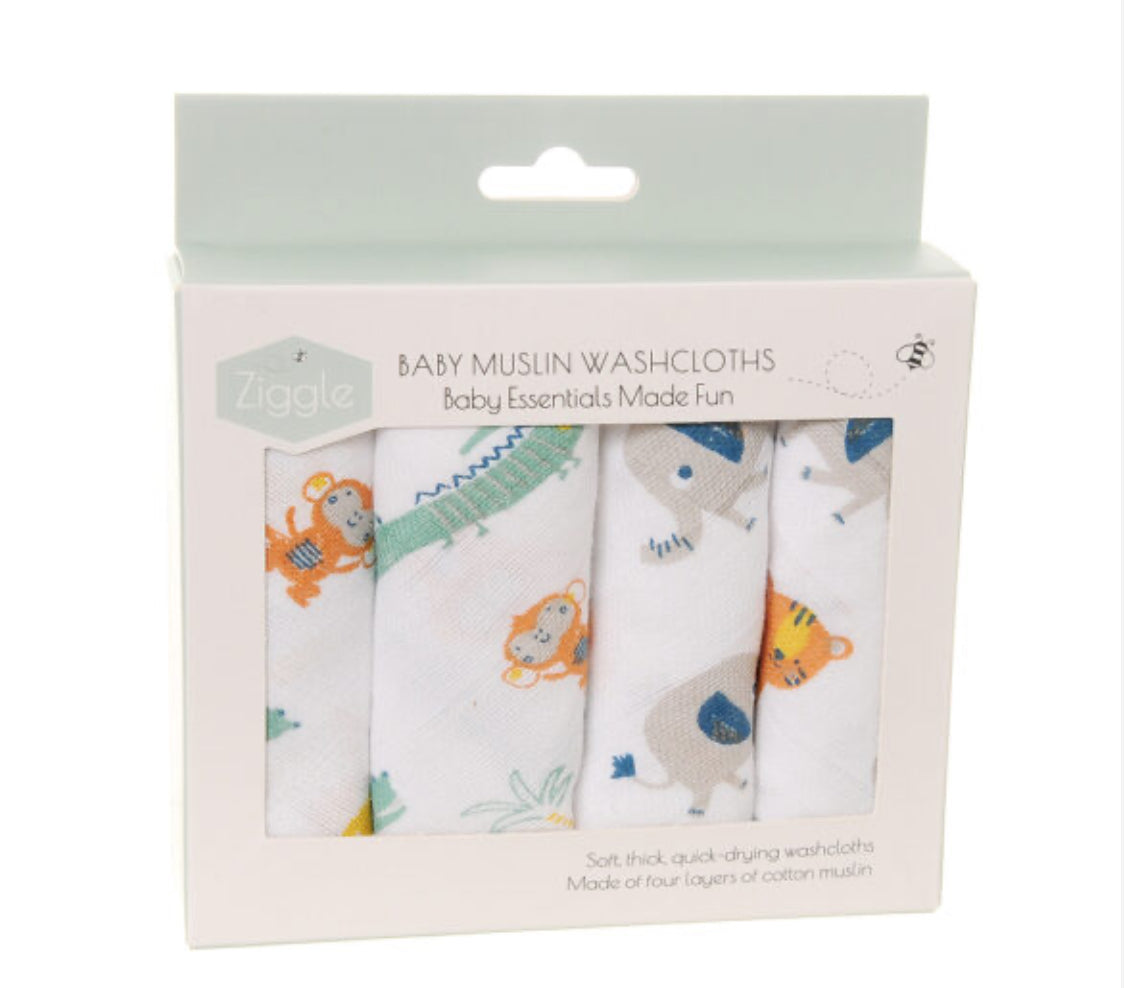 Baby Muslin Washcloths