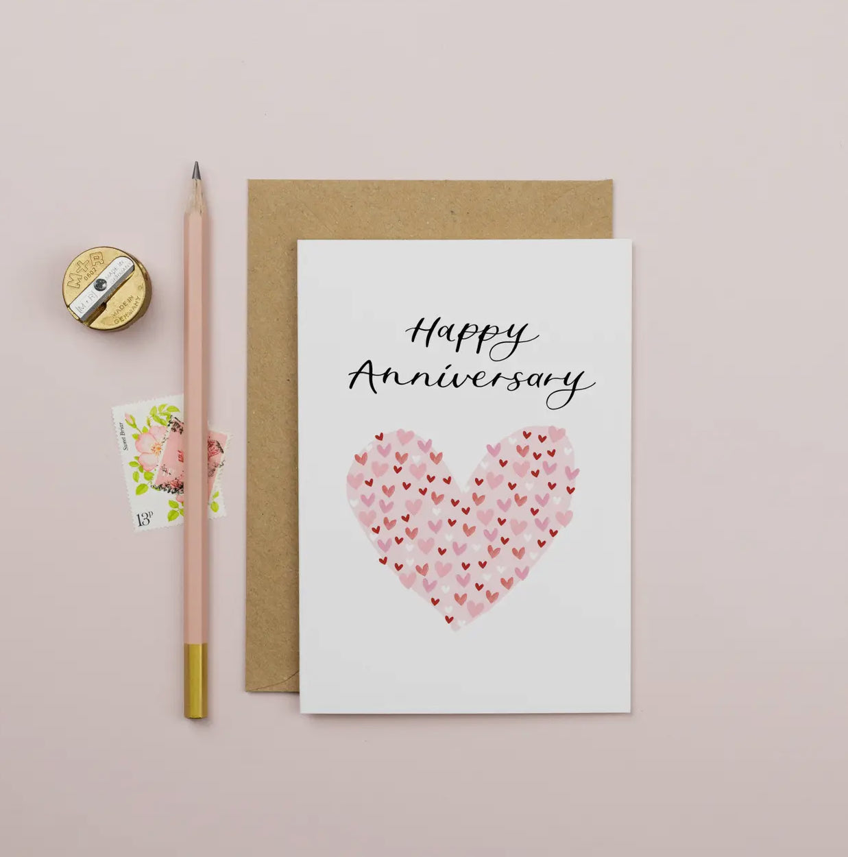 Happy Anniversary Heart Card