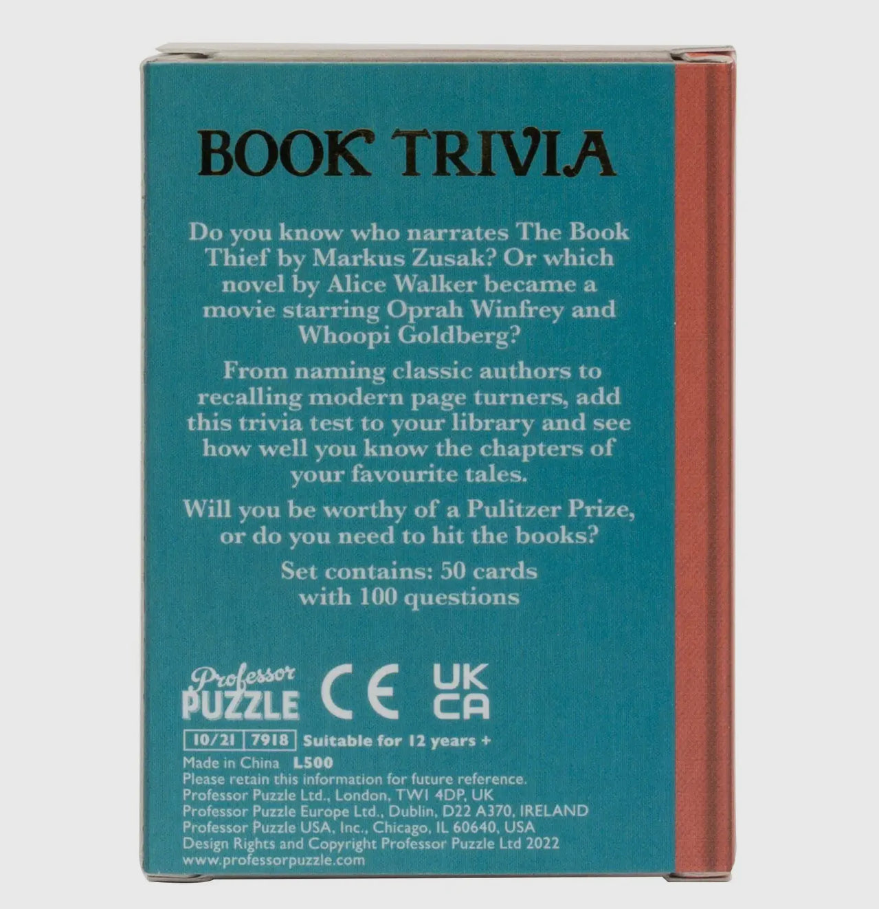 Book Triva - Card Game