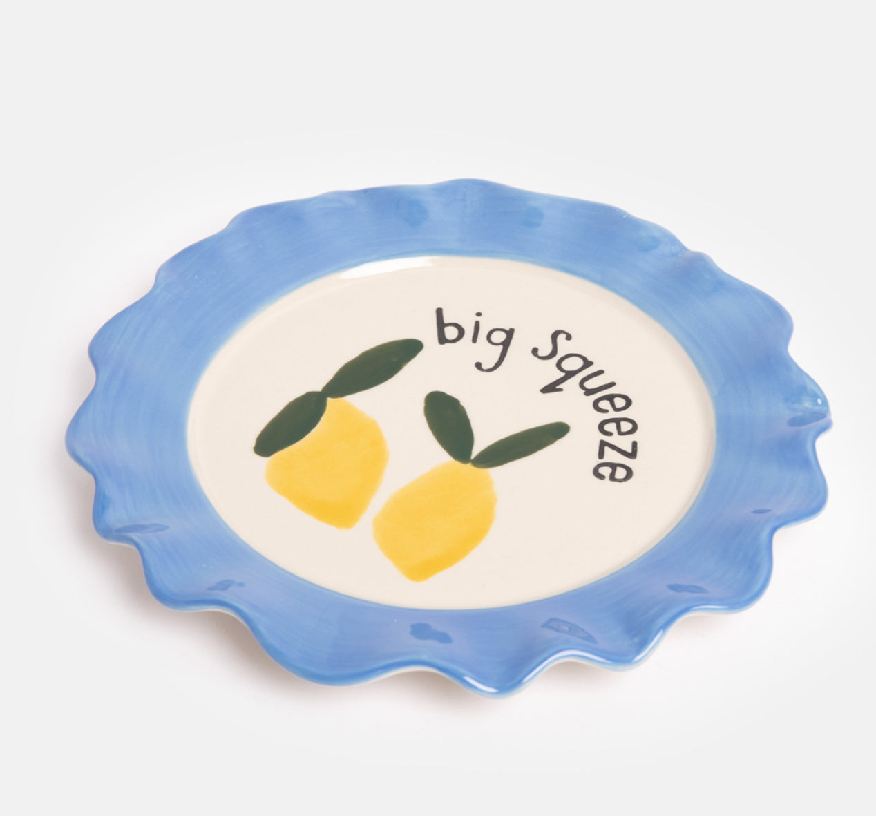 Big Squeeze Lemon Decorative Plate