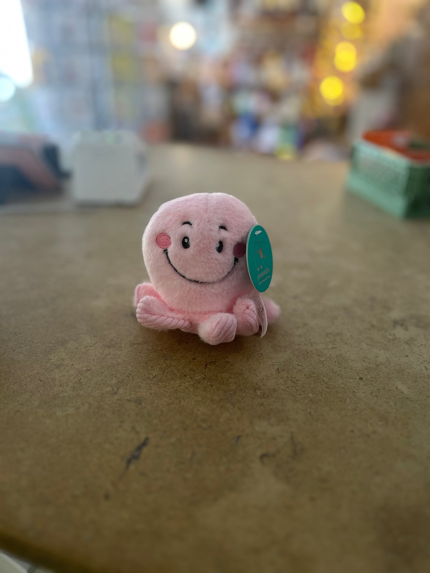 Octopus - Pink baby plushie 10cm
