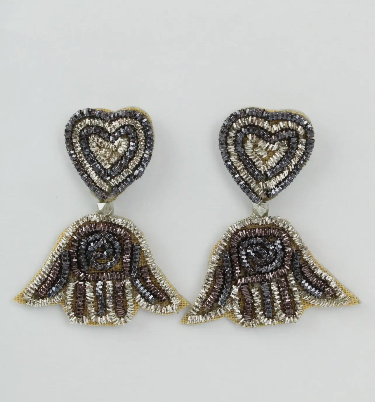 My Doris Mini Hamsa Earrings