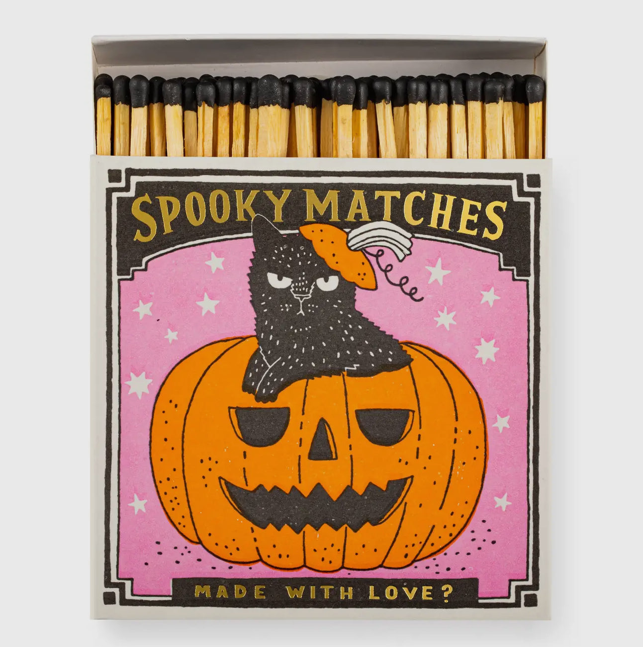 Decorative Long Matches - Square gift box
