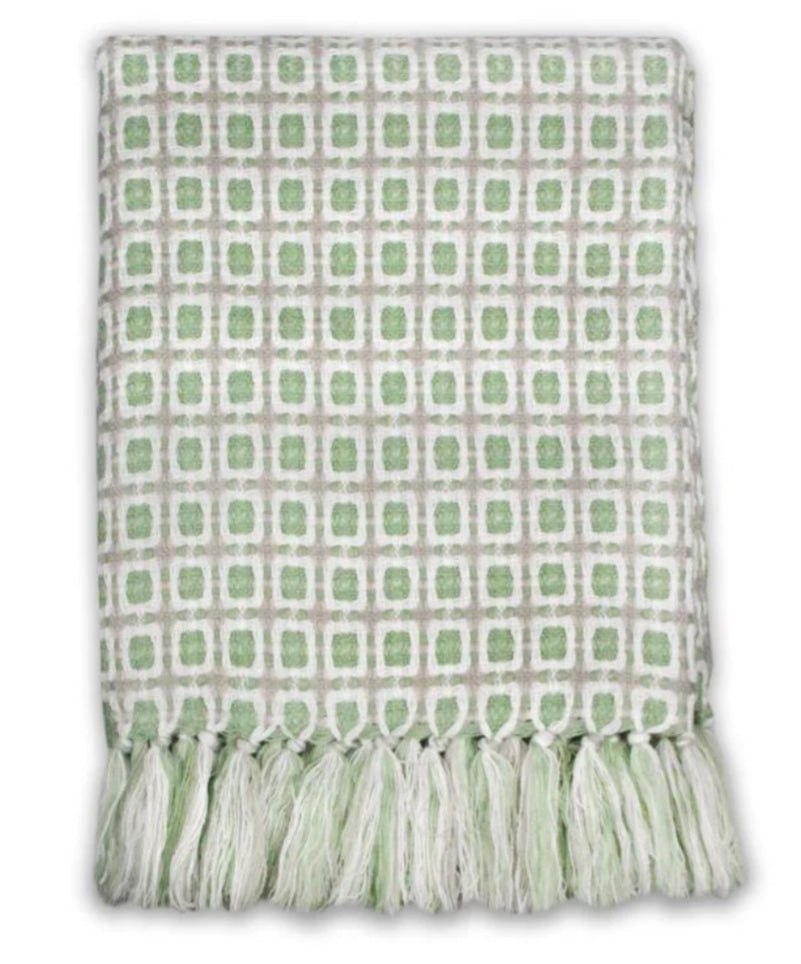 Anni Soft Blanket in Sage Green - 125 x 150cm