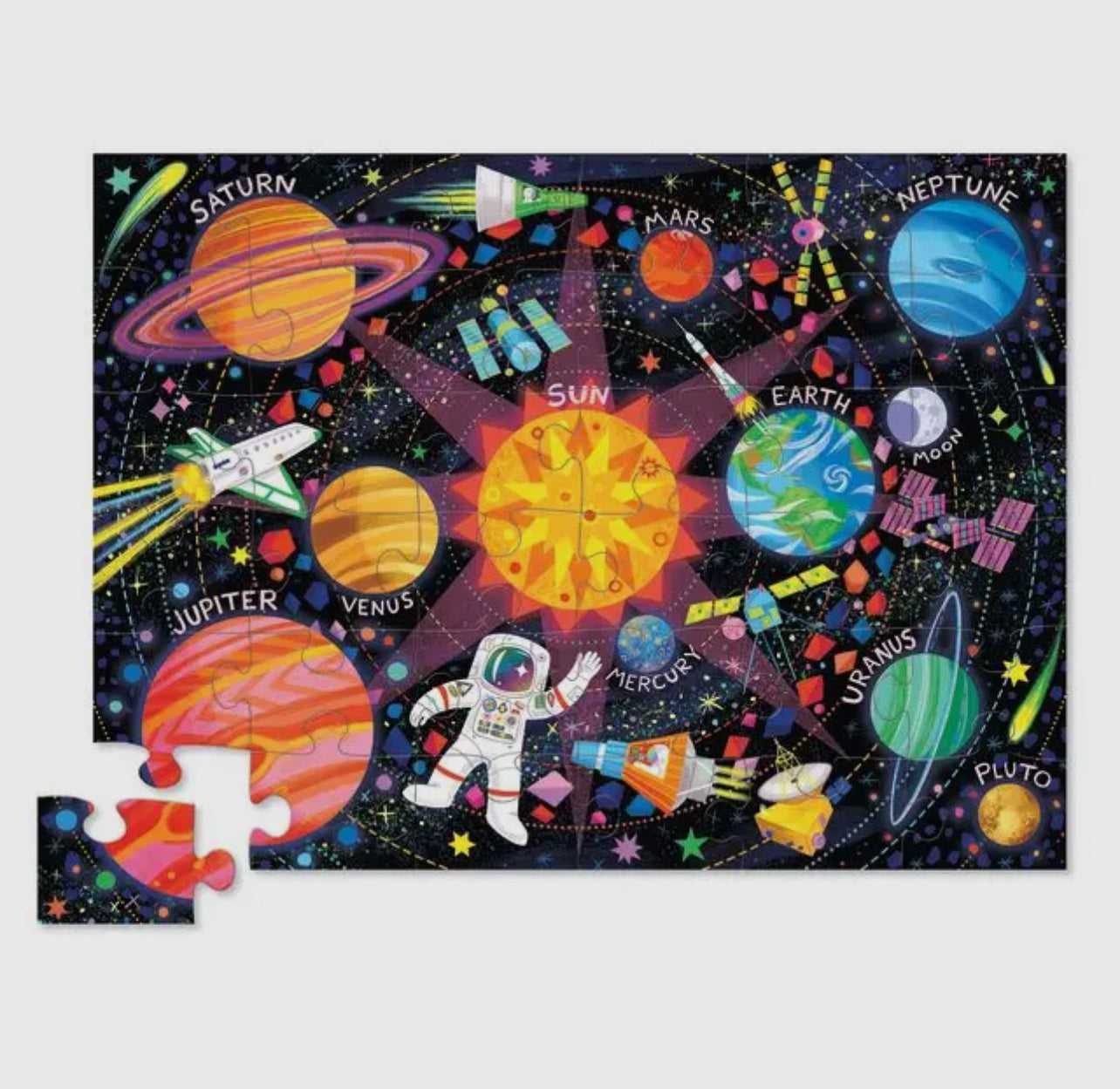 Space Adventure Colourful Jigsaw Puzzle 36 Pieces