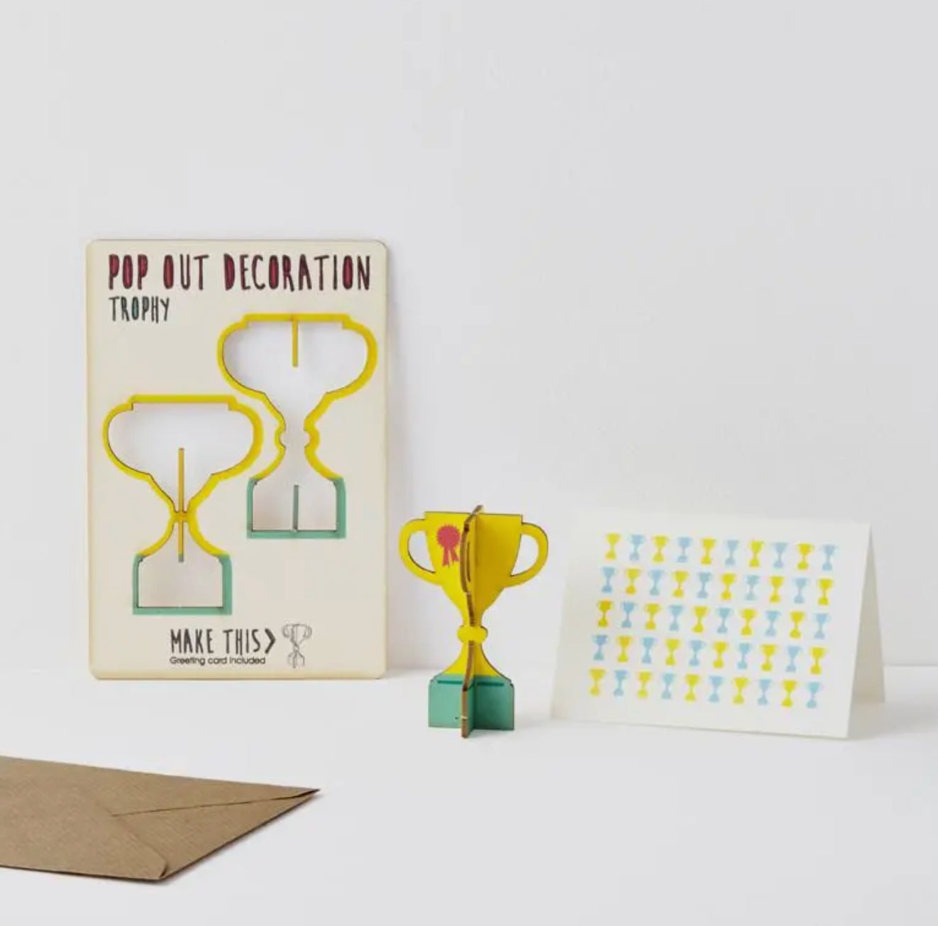 Pop Out Trophy Card - Celebrate their achievement