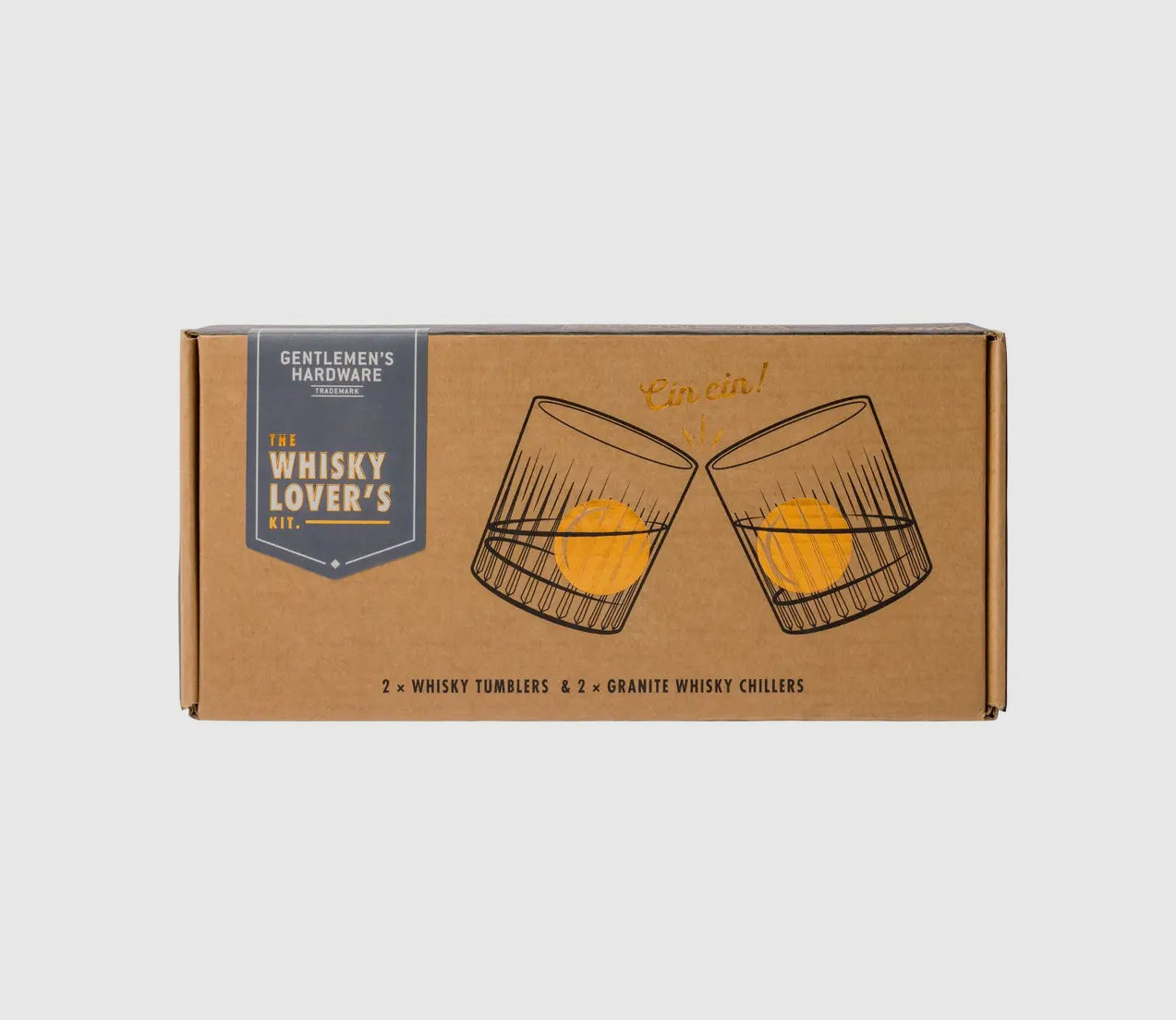 Whisky Tumbler & Whisky Stone Set