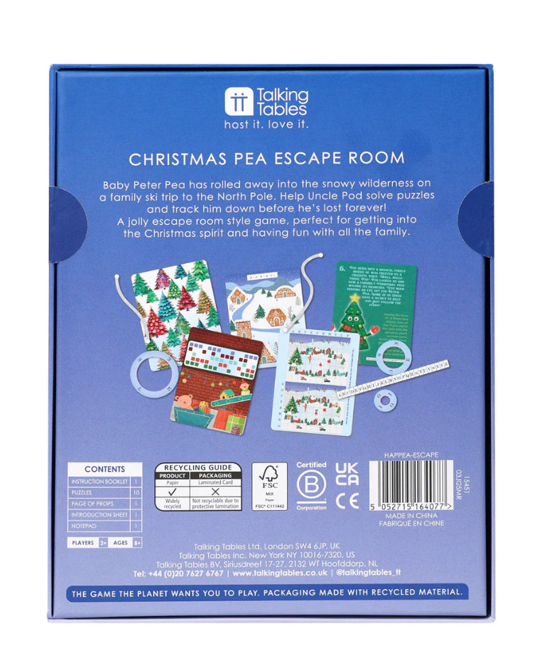 Christmas Escape Room - pods mission