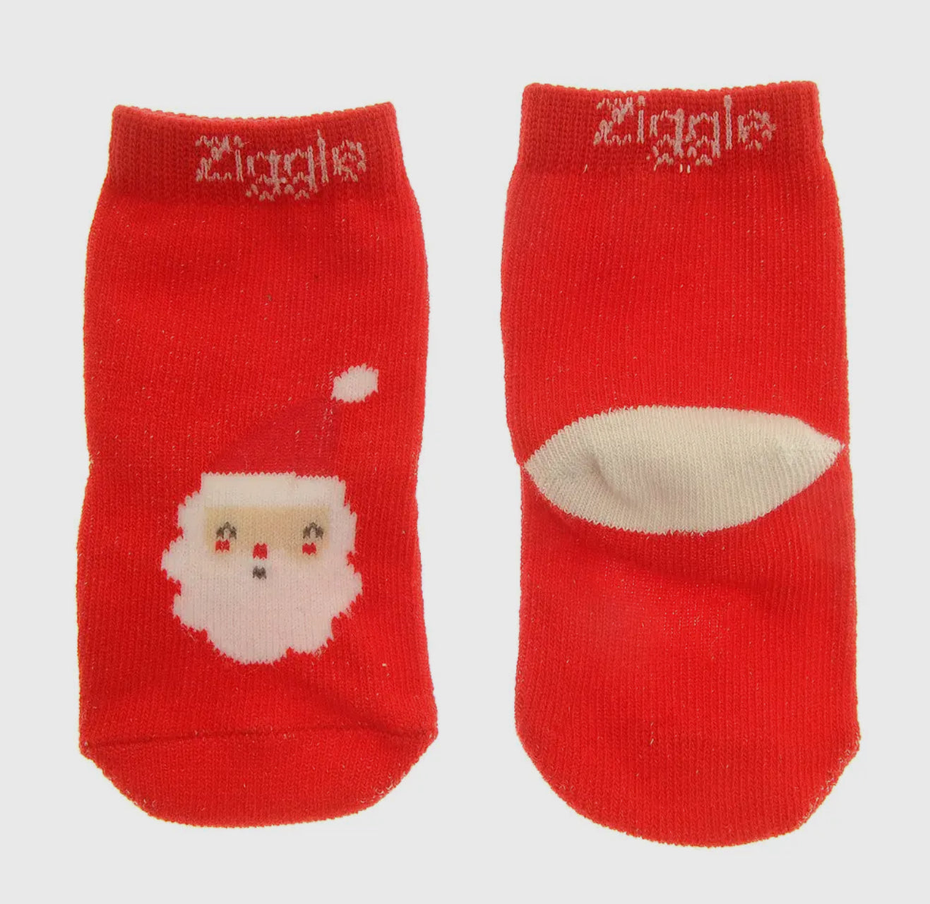 Baby Leggings with Socks - Santa