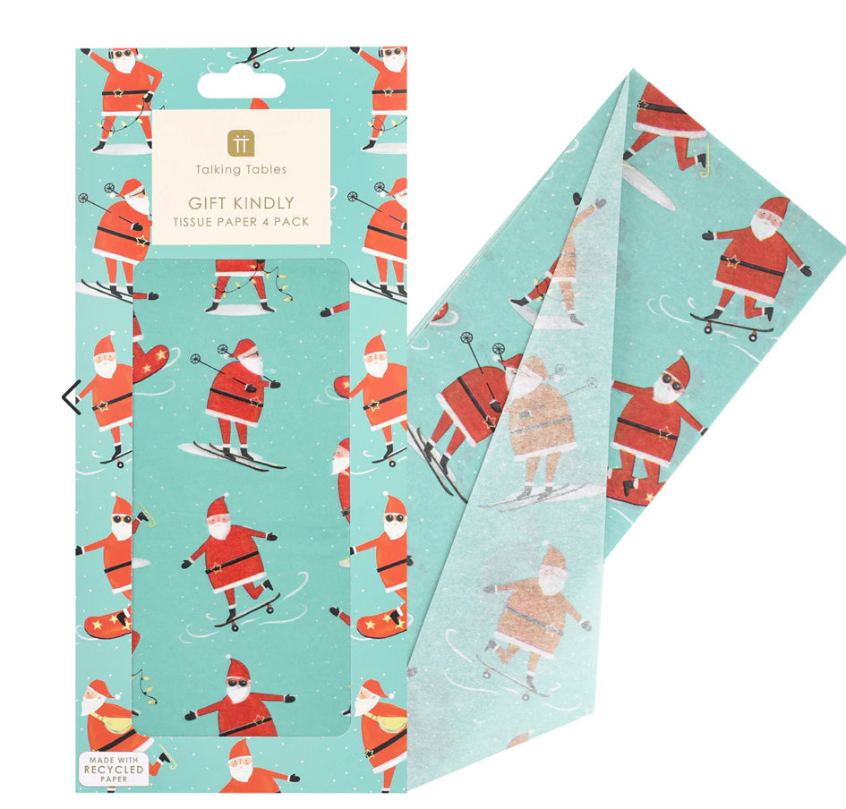 Christmas Tissue paper - Fun Santa