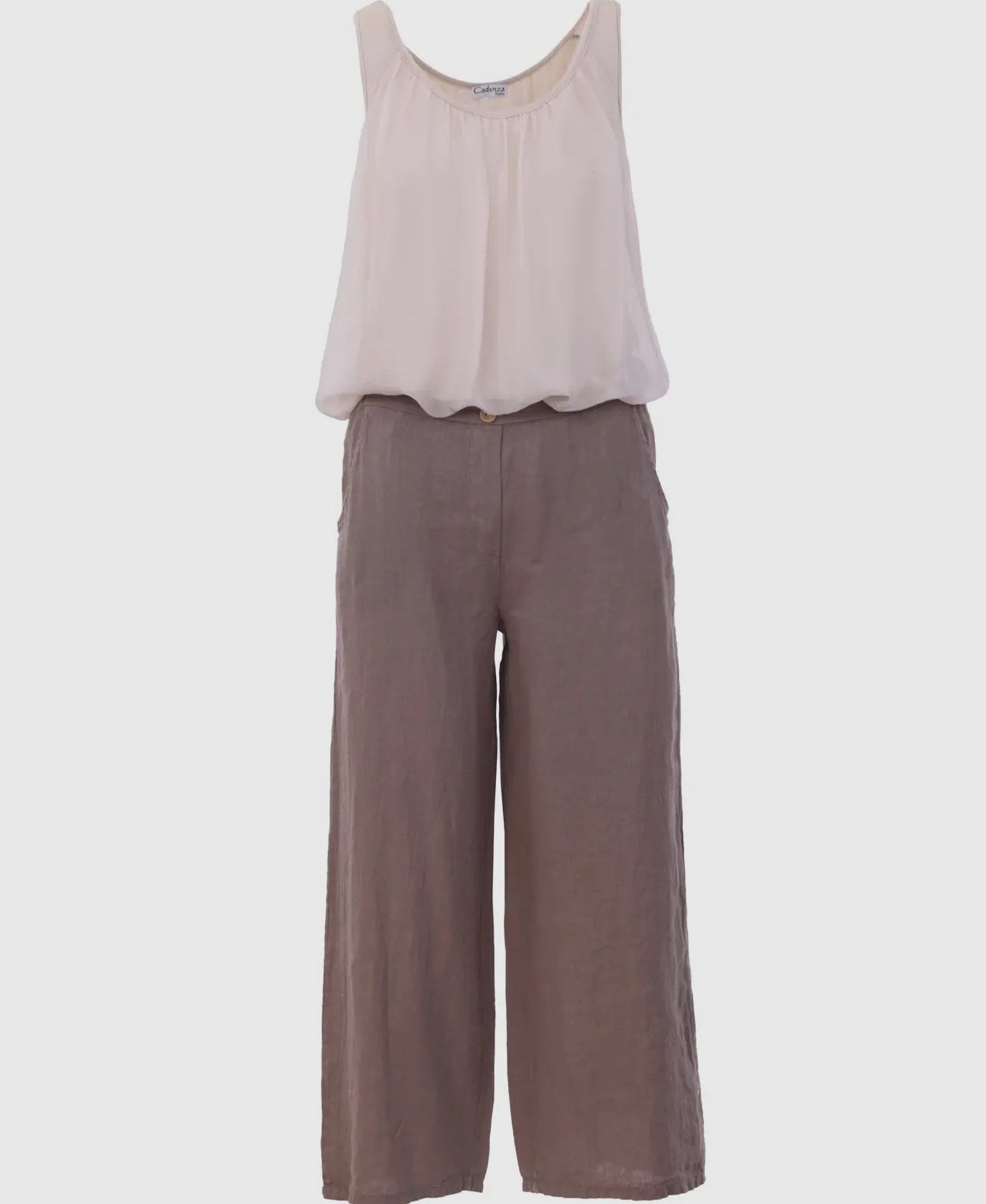 Cassie Silk Blend Sleeveless Top