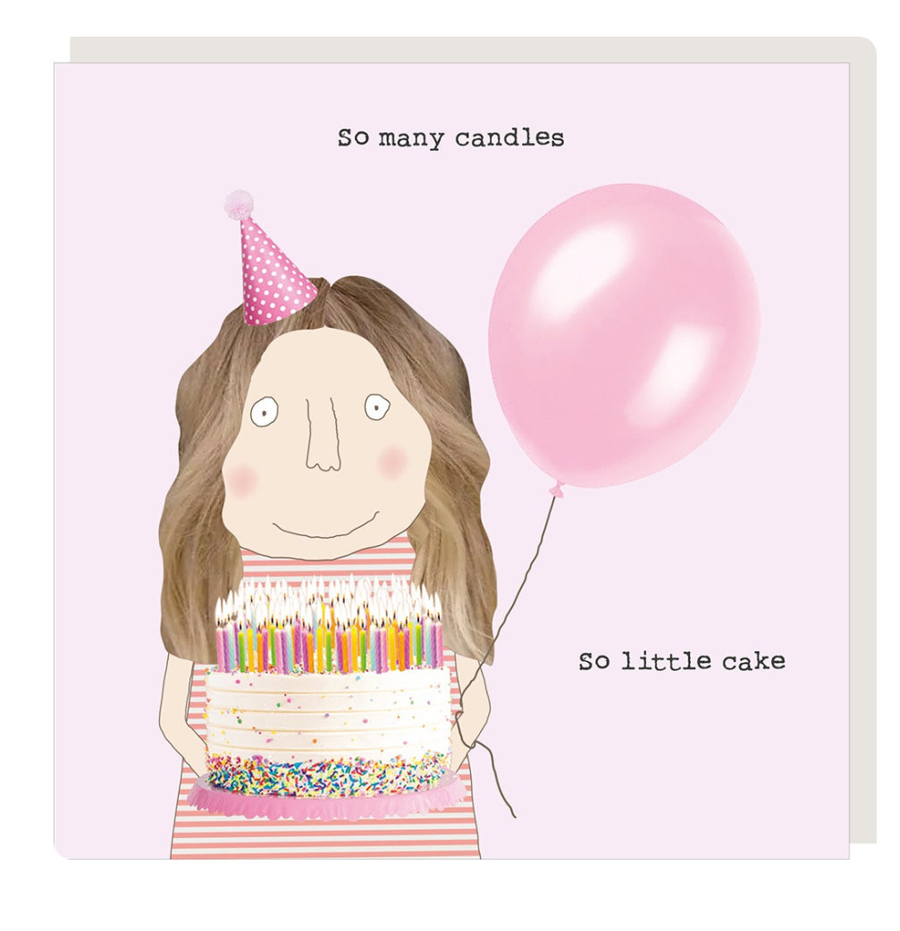 Funny Birthday Card for Her - So many candles