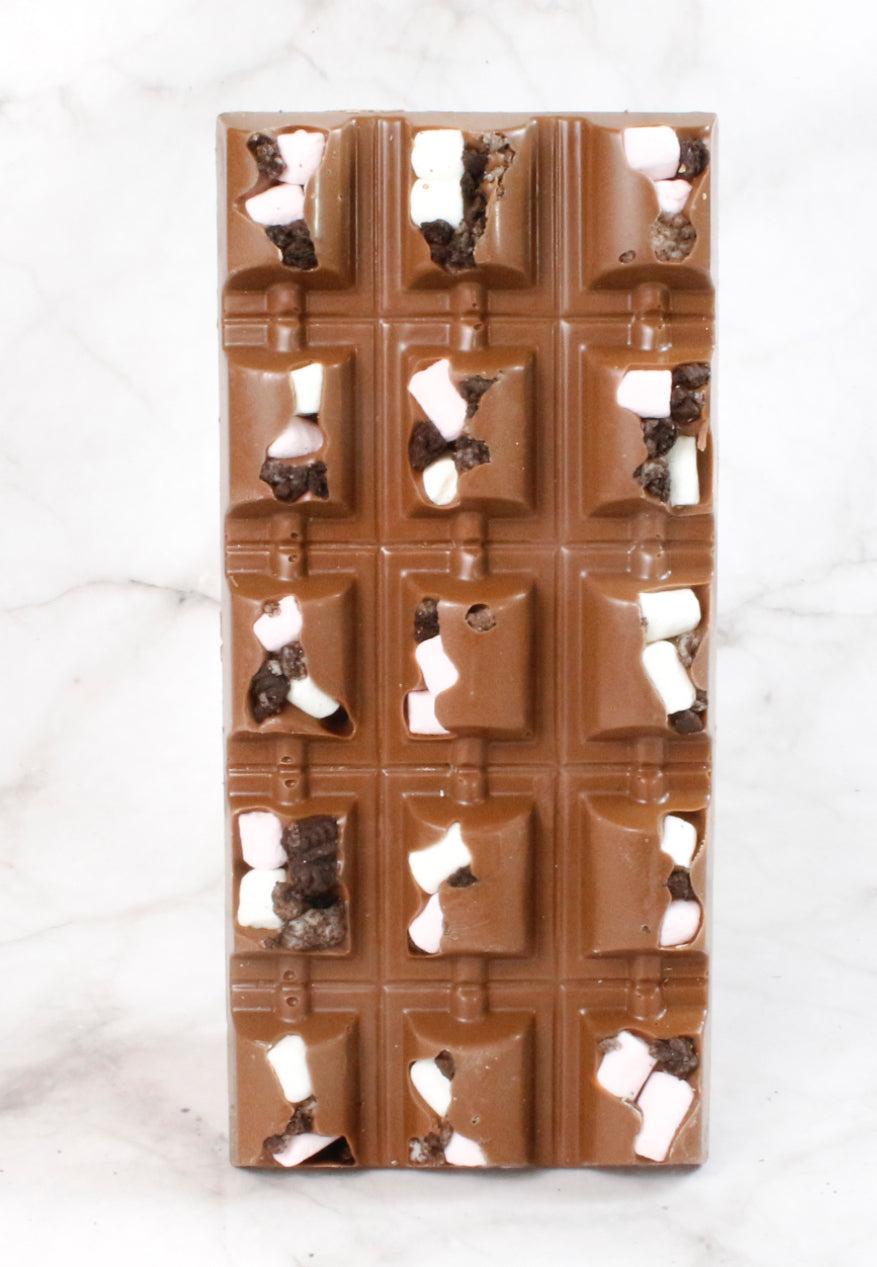 Rocky Road Luxury Chocolate Barrel Bar 100g