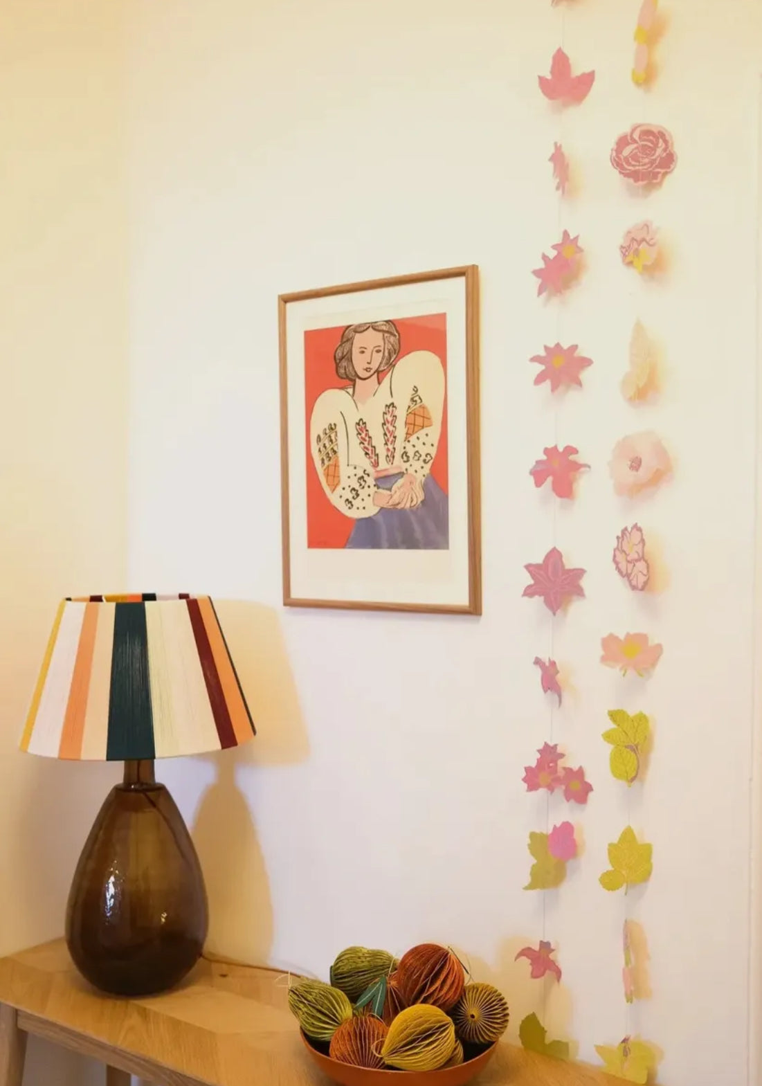 Rose Vertical Wall Hanging