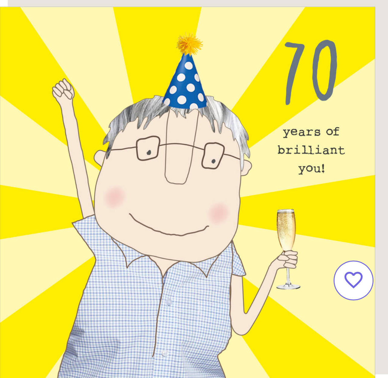 70 Birthday Card- Male