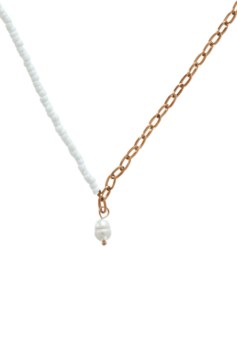 Bali Pearl Seed Bead Nacklace