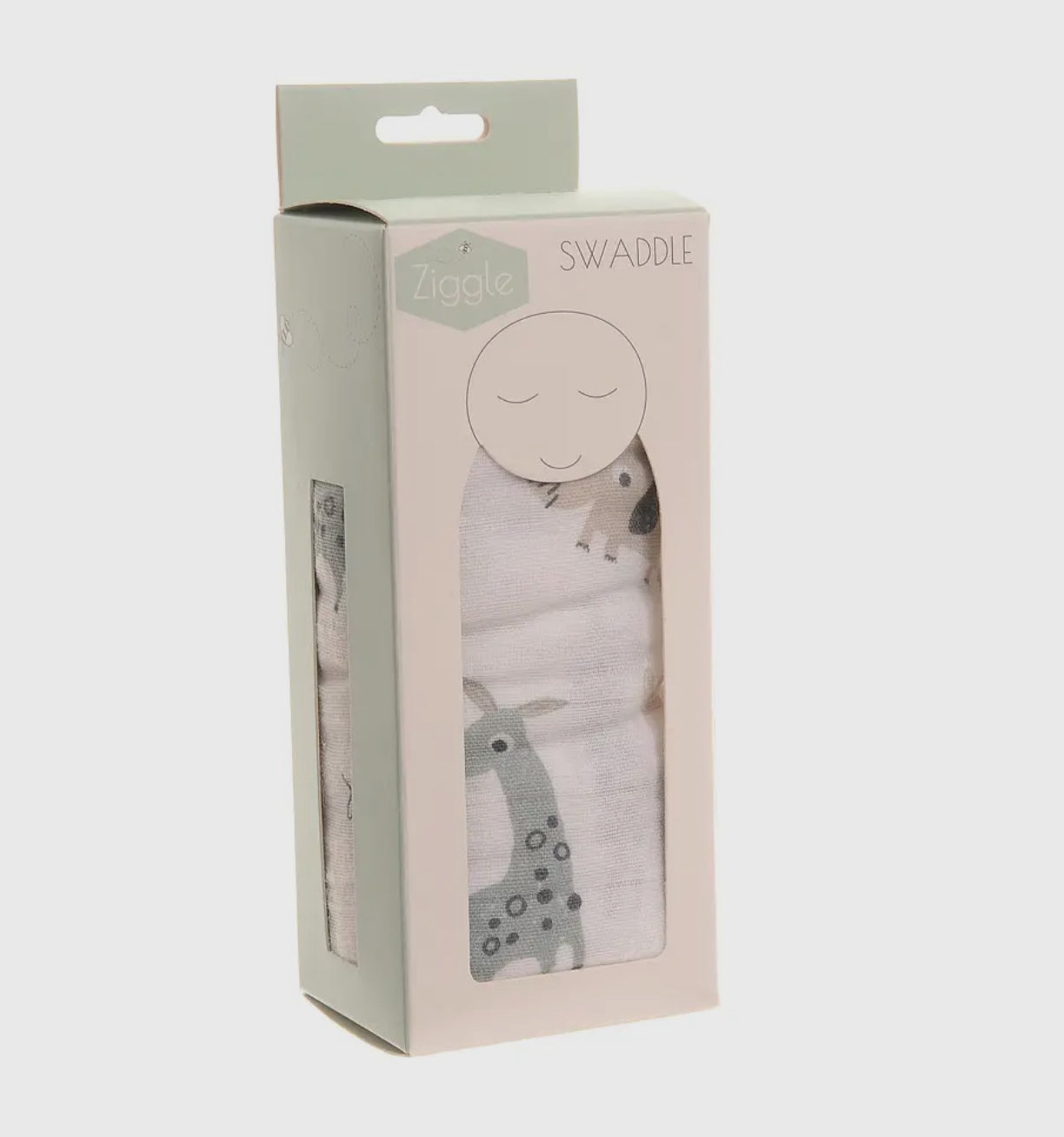 Giraffe & Elephant Swaddle for Baby