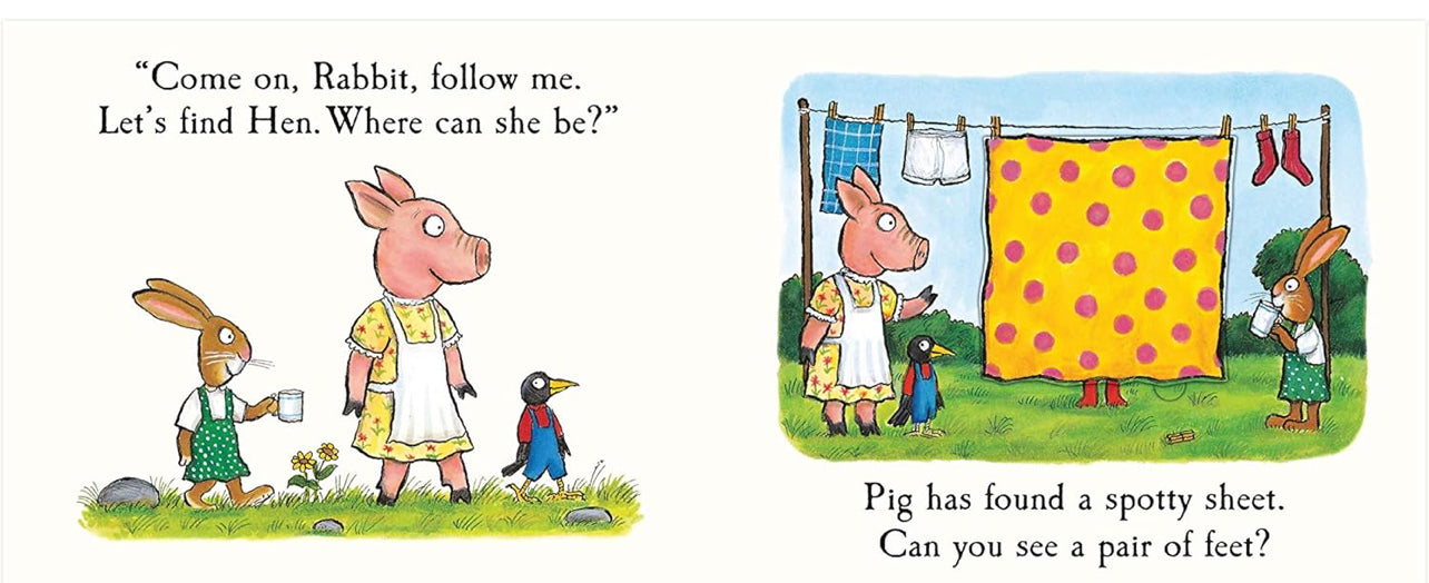 Hide & Seek Pig Hardback Children’s Lift The Flap Book