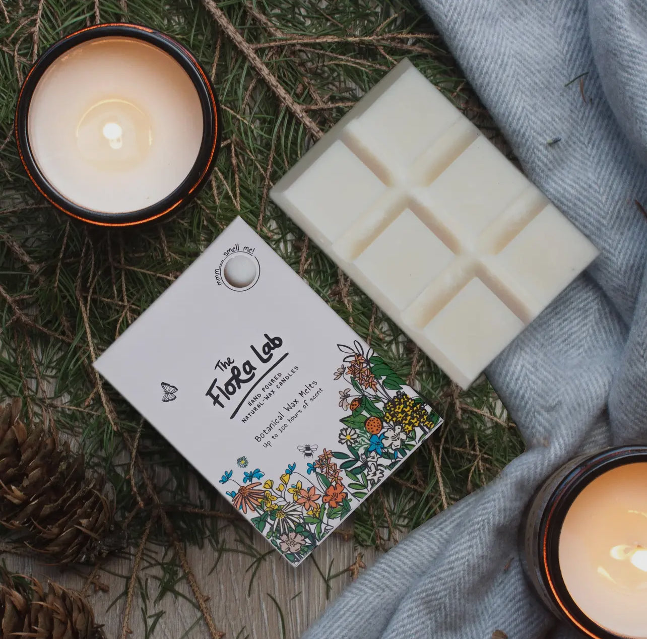 Flora Lab Botanical Soy Wax Melts - Hand Made in UK
