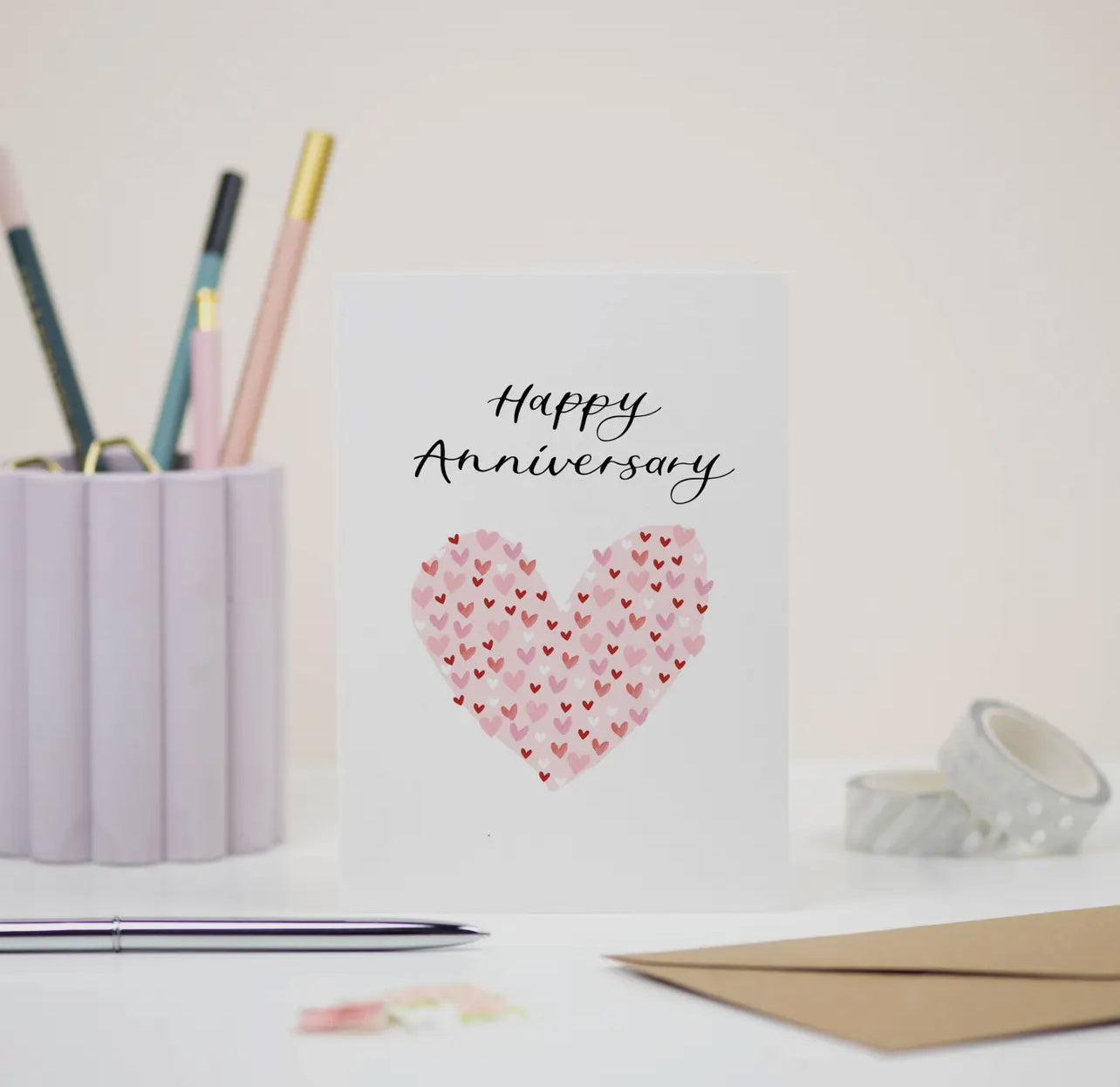Happy Anniversary Heart Card