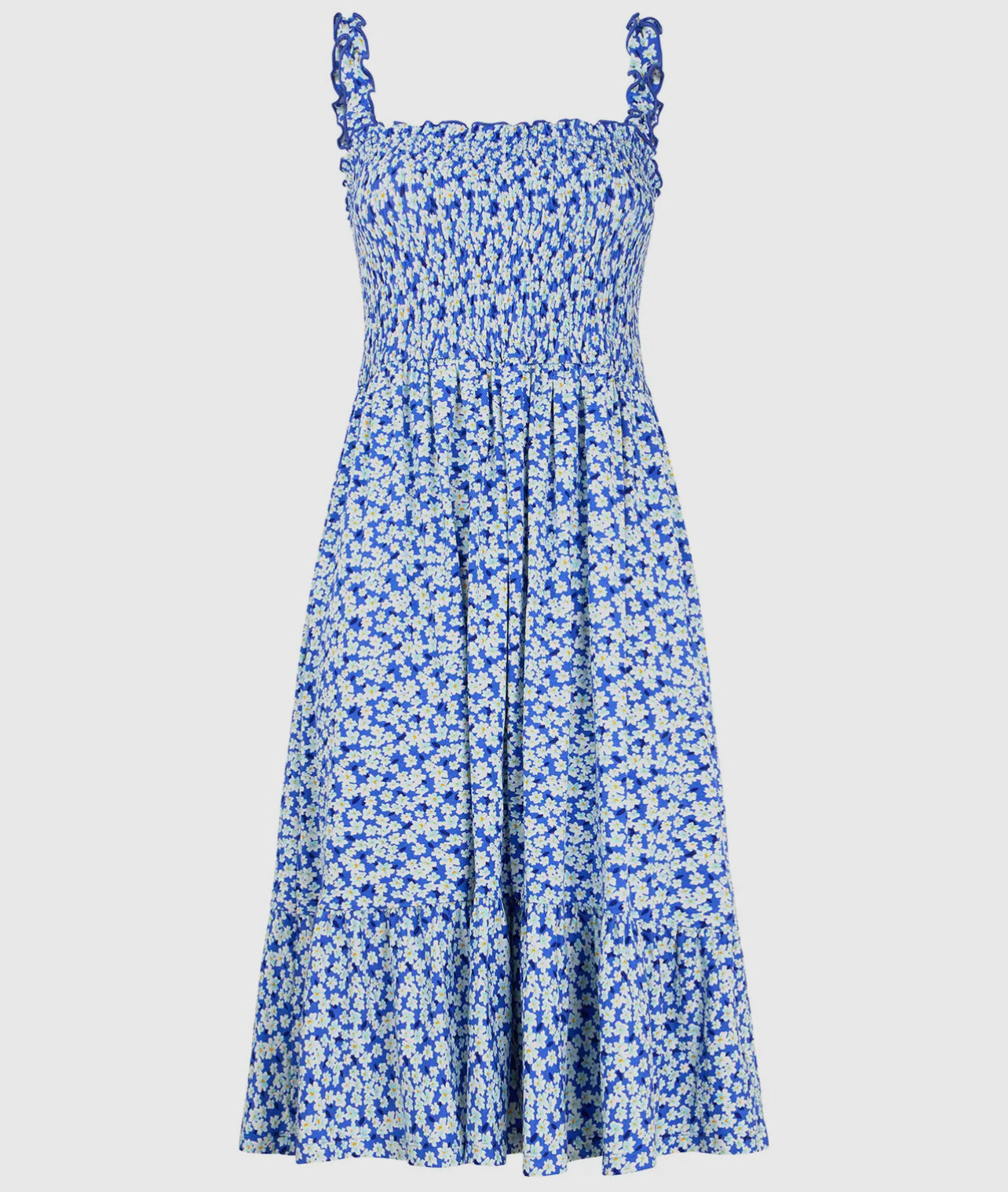 Blue Ditsy Dream Sun Dress