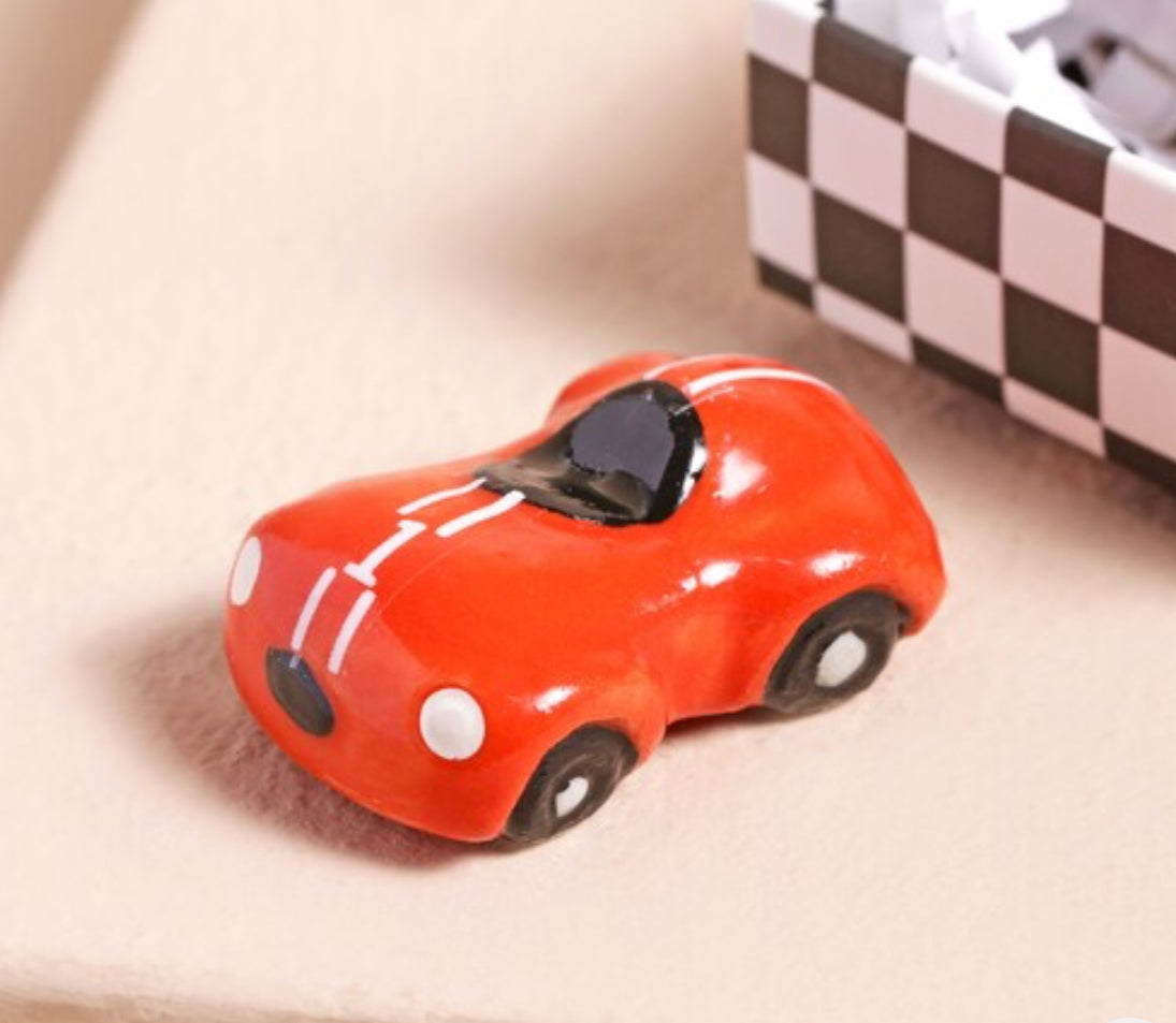 Matchbox sentiment - racing car ceramic gift