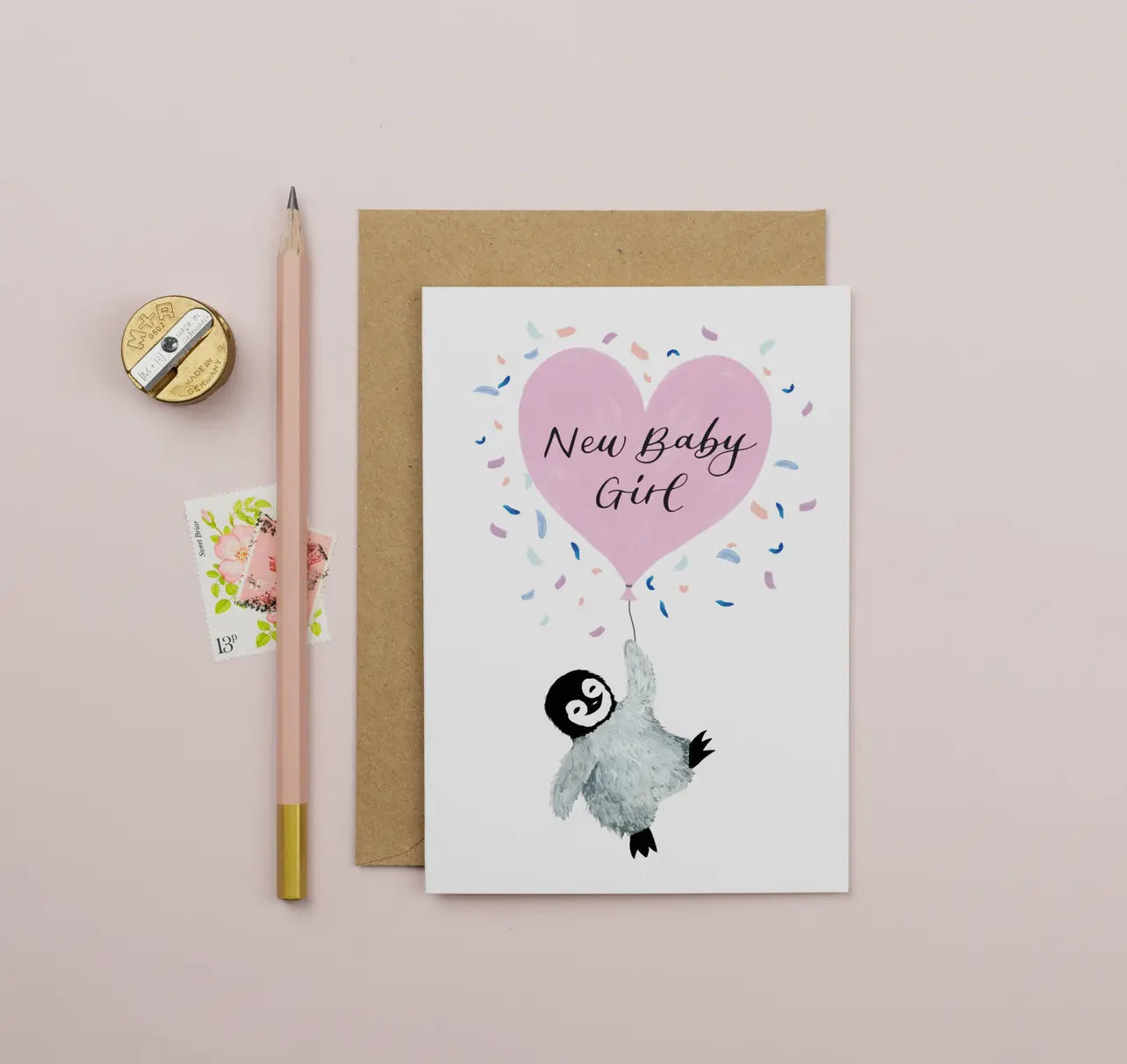 New Baby Girl Card