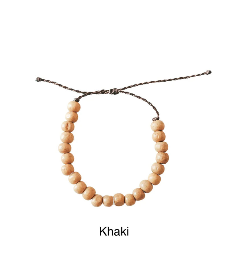 Men’s Kintamani Coconut Wood Bead Bracelet