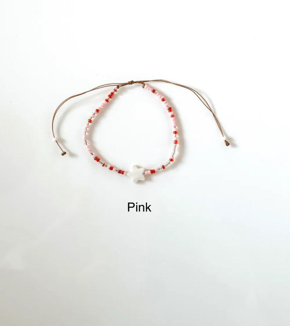 Bali Star Mother of Pearl Beaded Bracelet