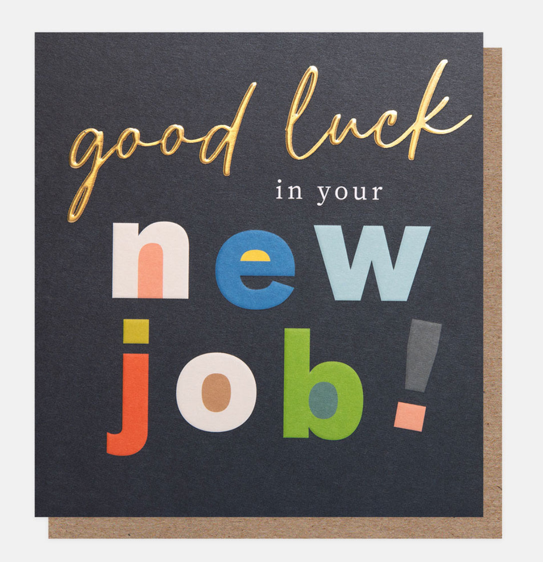 New Job Card - Good Luck