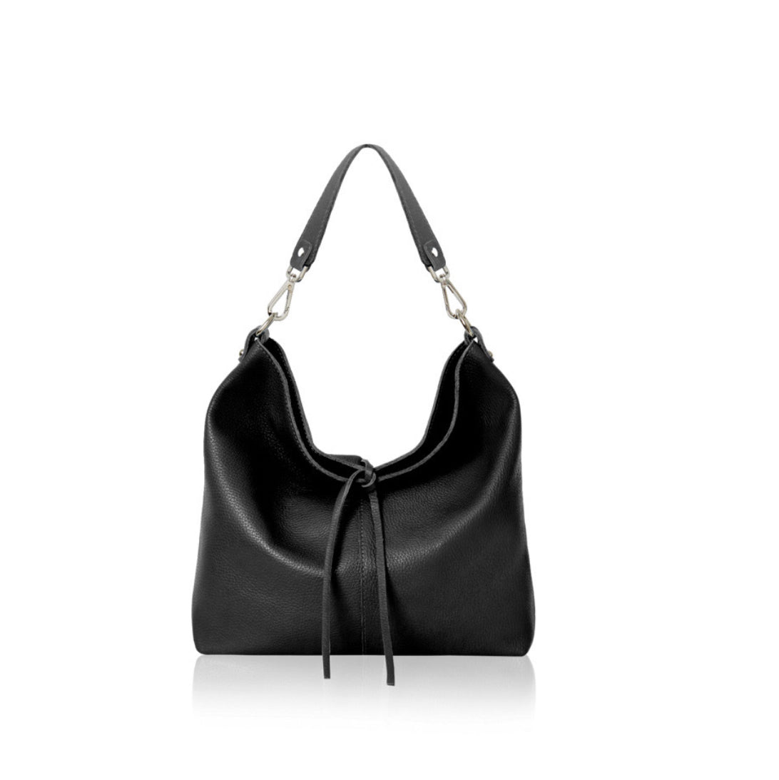 Bea Soft Italian Leather Shoulder Bag