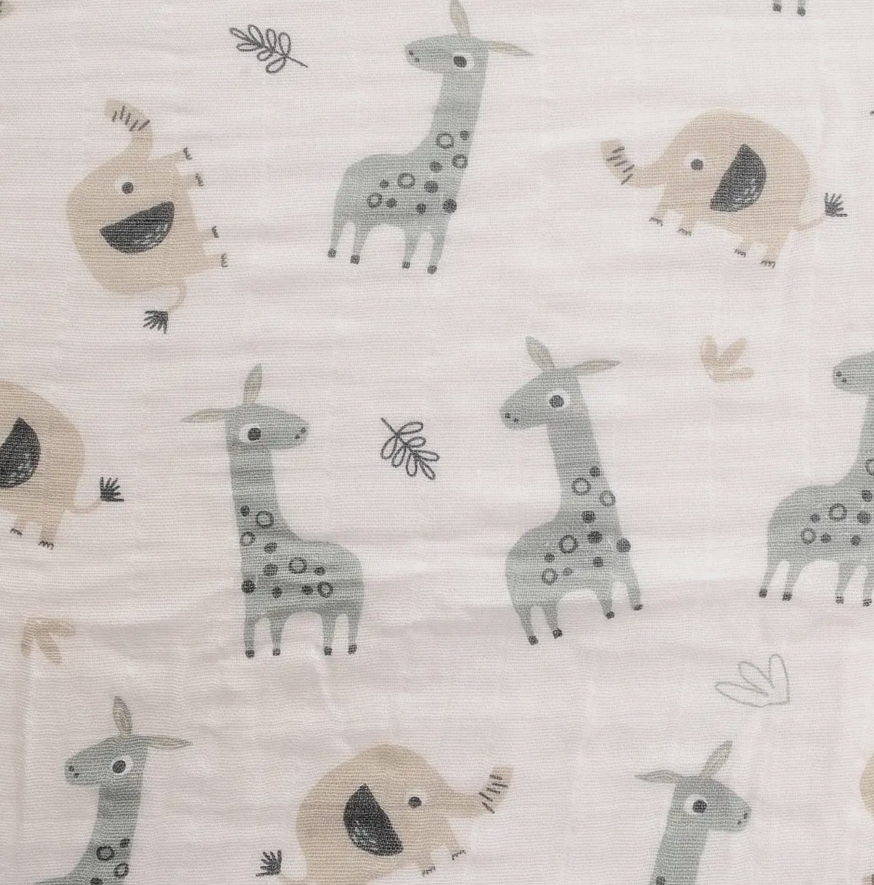 Giraffe & Elephant Swaddle for Baby