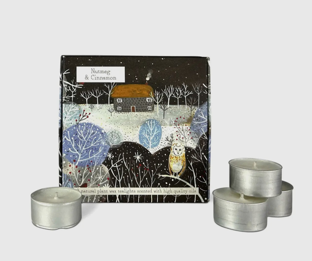 Scented Tealights - winter nutmeg, orange & cinnamon