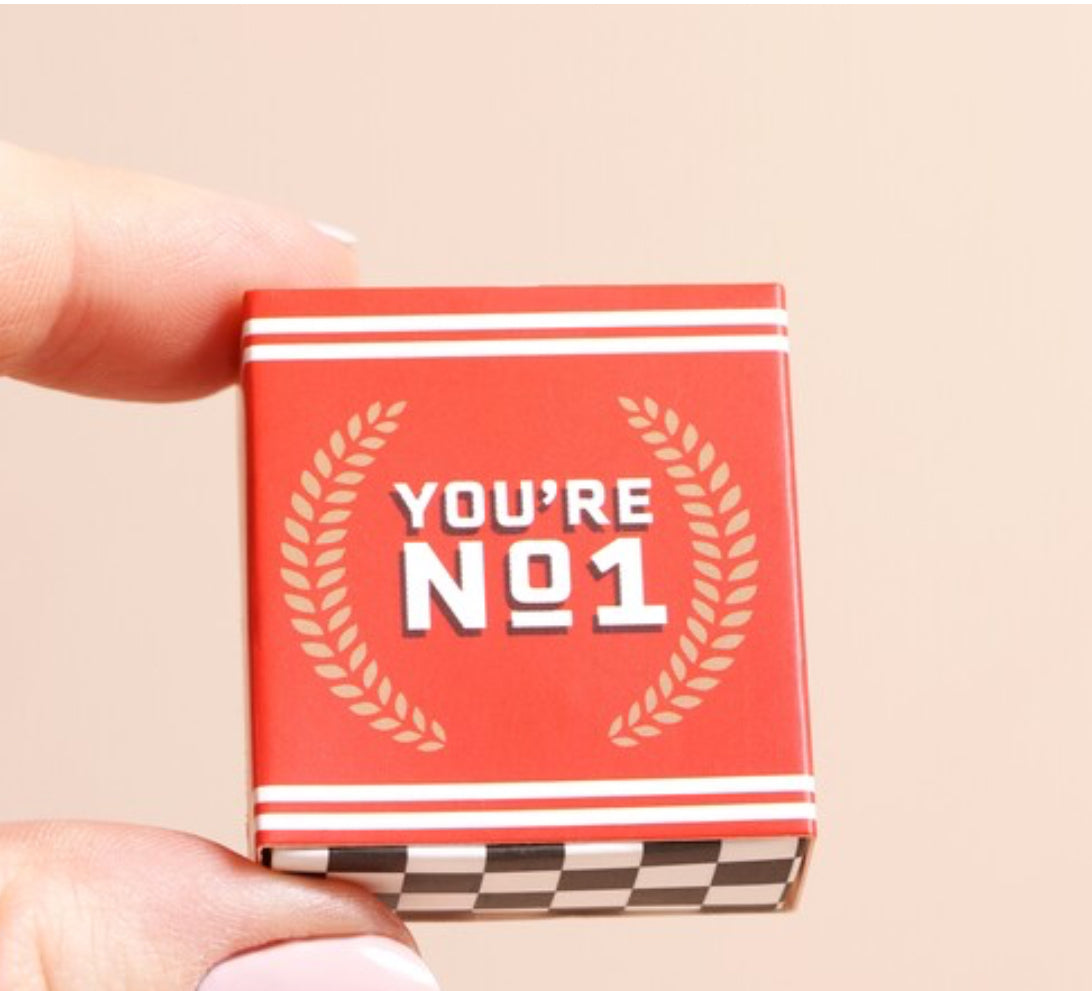 Matchbox sentiment - racing car ceramic gift
