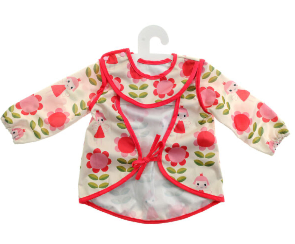 Fairy Garden Coverall Feeding Bib
