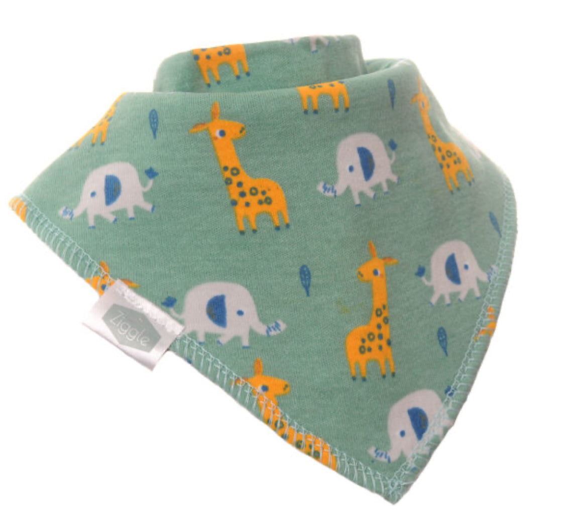 Giraffe & Elephant Bandanna