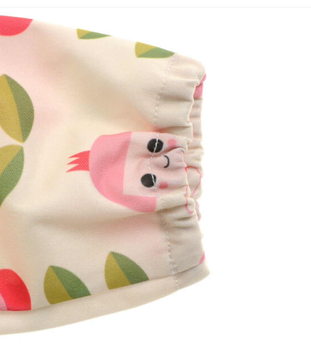 Fairy Garden Coverall Feeding Bib
