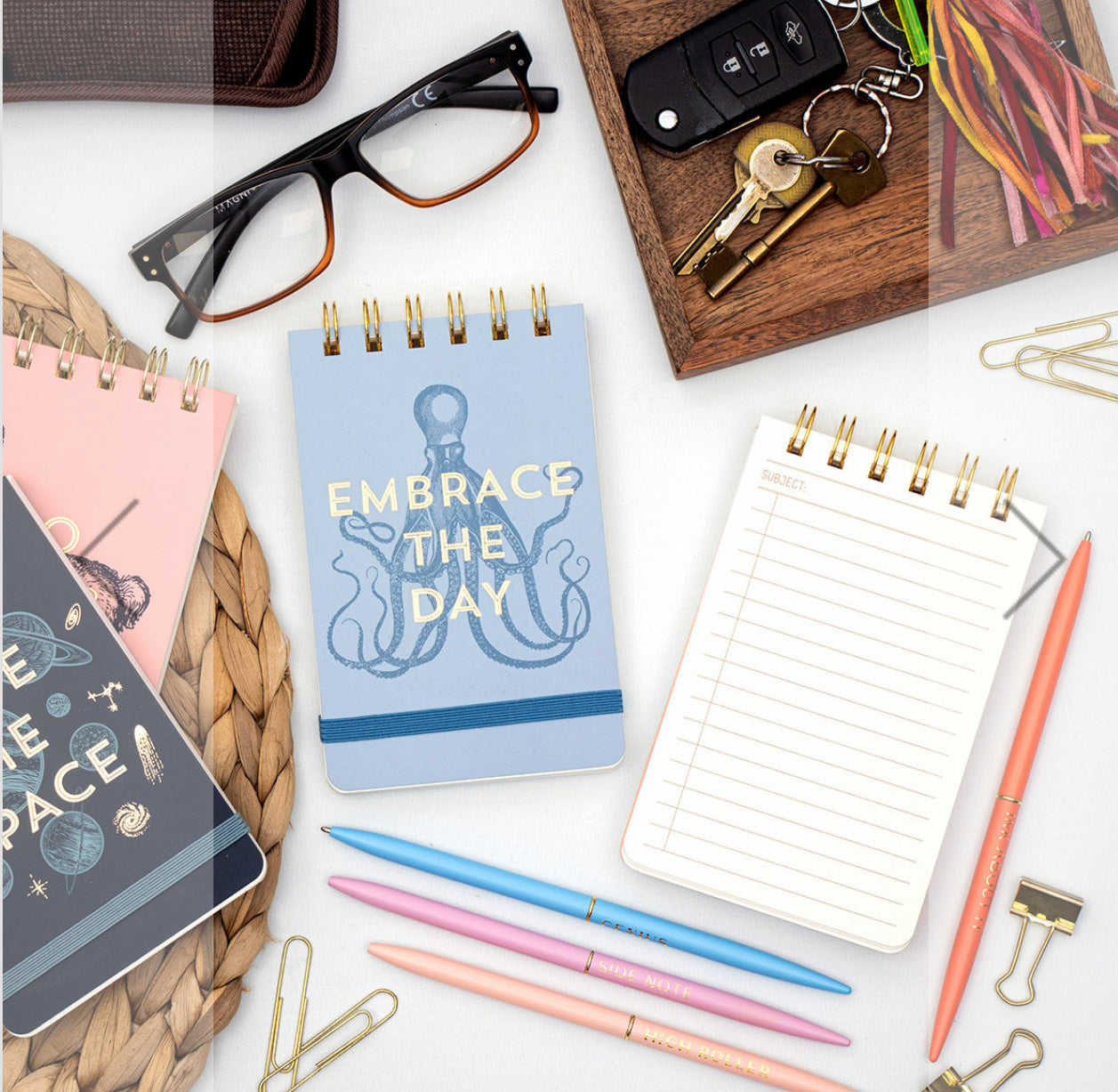 Embrace The Day - Small Spiral Notepad