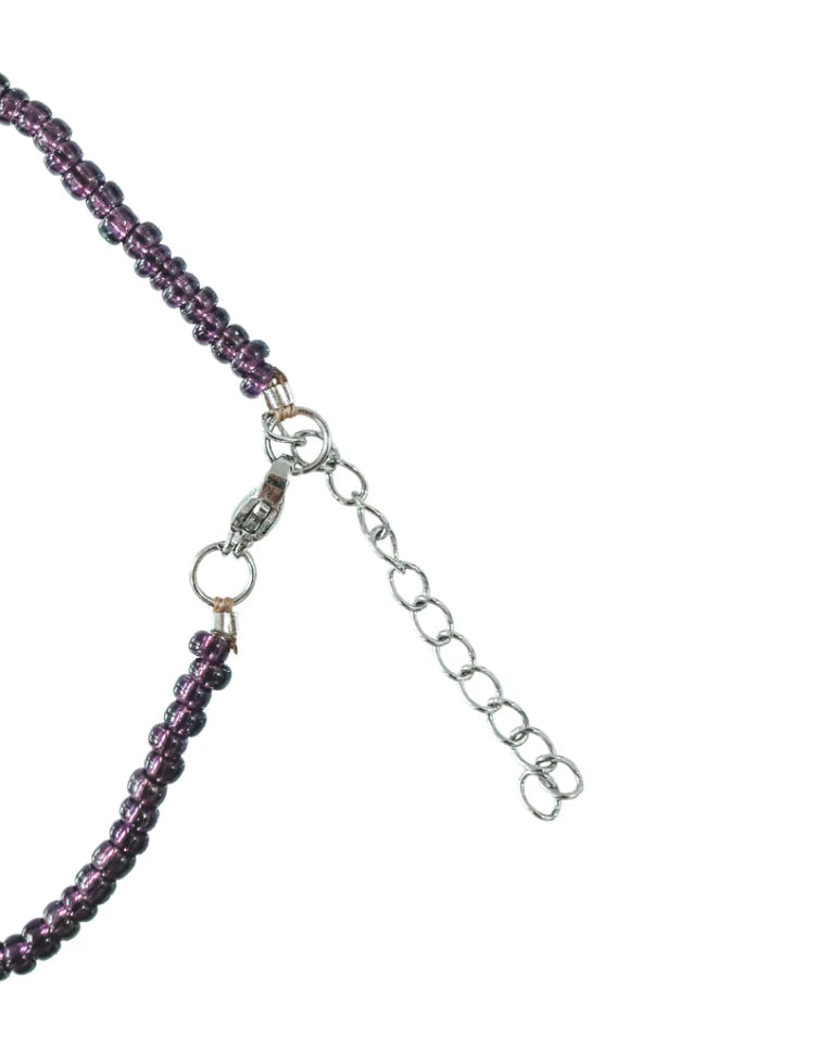 Bali Glass Beaded with Fresh water Pearl Necklace