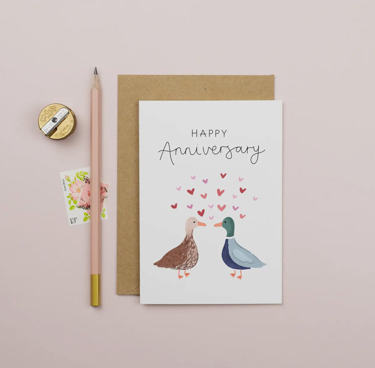 Happy Anniversary Duck Card