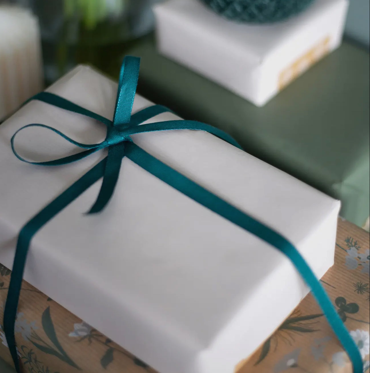 Dark Green Biodegradable Ribbon - 5m