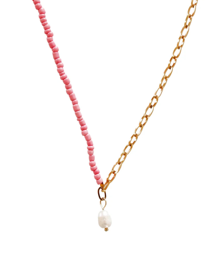 Bali Pearl Seed Bead Nacklace