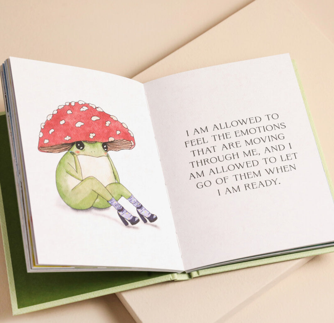 The Little Frogs Guide To Self-Care - Cheerful book of affirmations