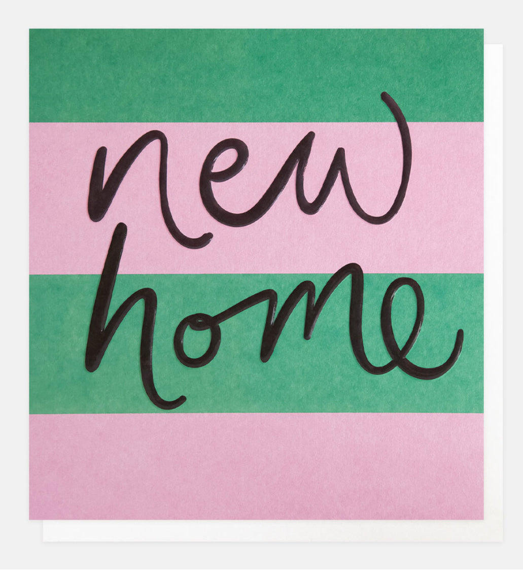 New Home Card - New Home Stripes