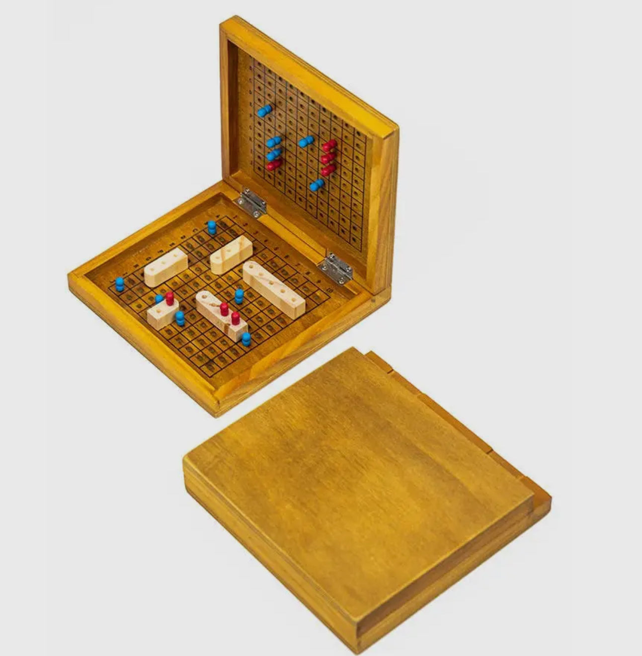 Sea Battle - Battleships wooden board game
