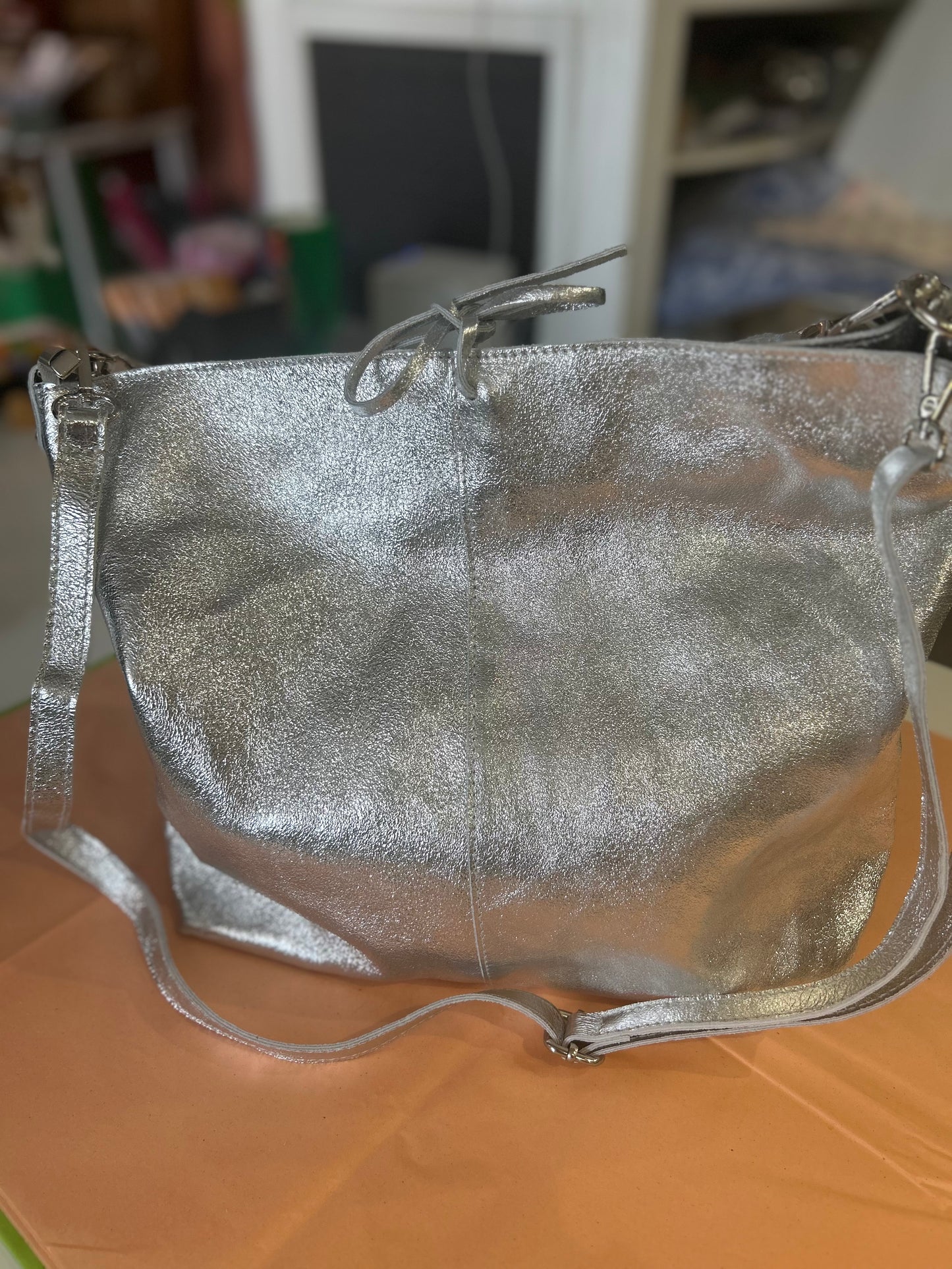 Bea Soft Italian Leather Shoulder Bag