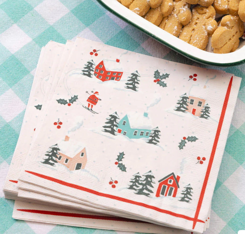 Christmas Paper Napkins - Santa Fun